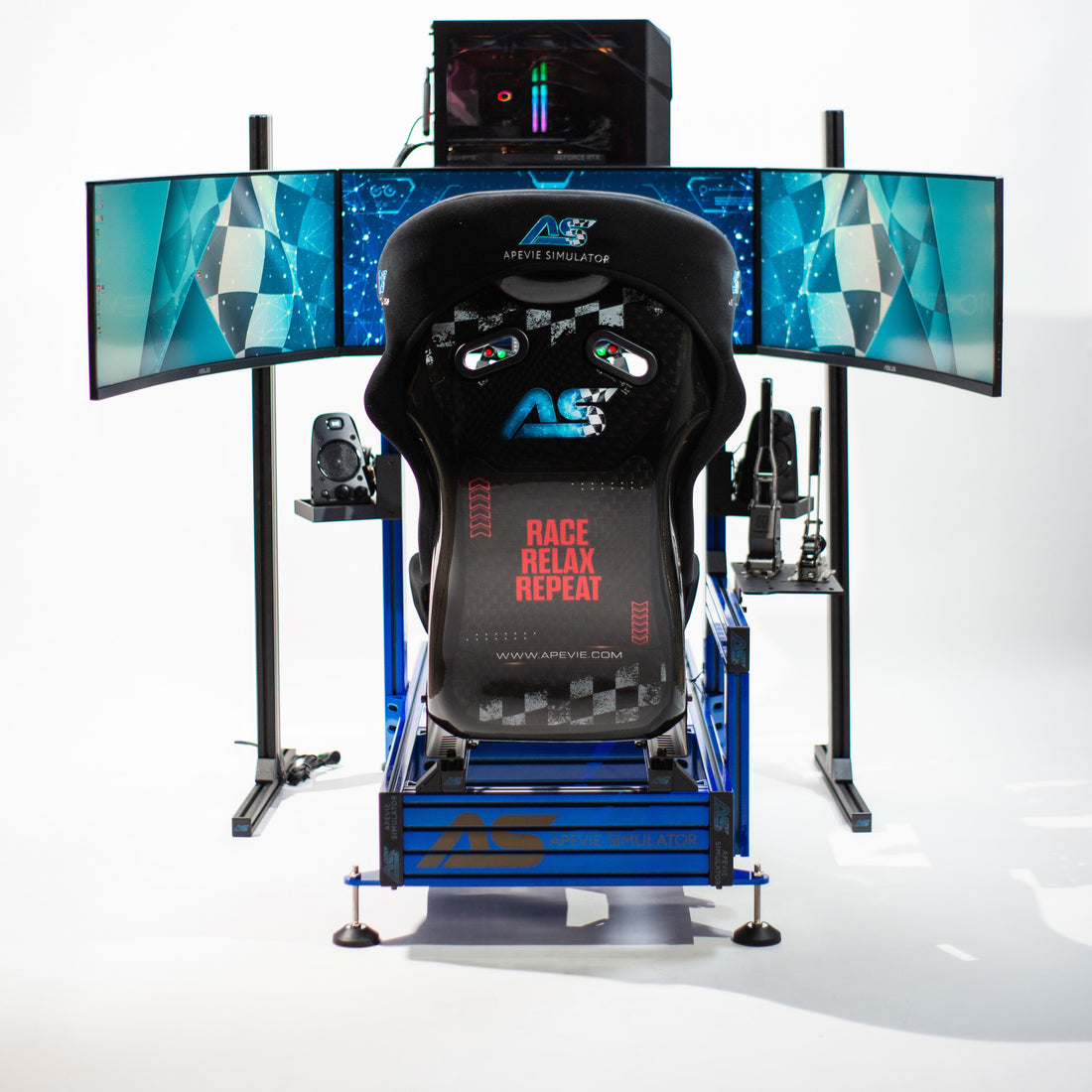 AS8 RTR Turn-Key Racing Simulator Plug & Play Sim Rig