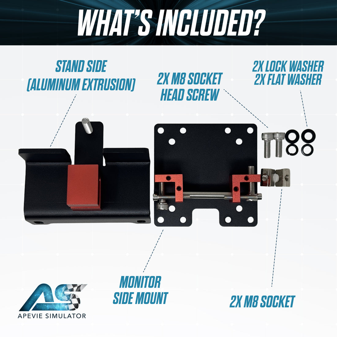 Variable Micro Adjustment Vesa Adapter mount for single & triple monitor