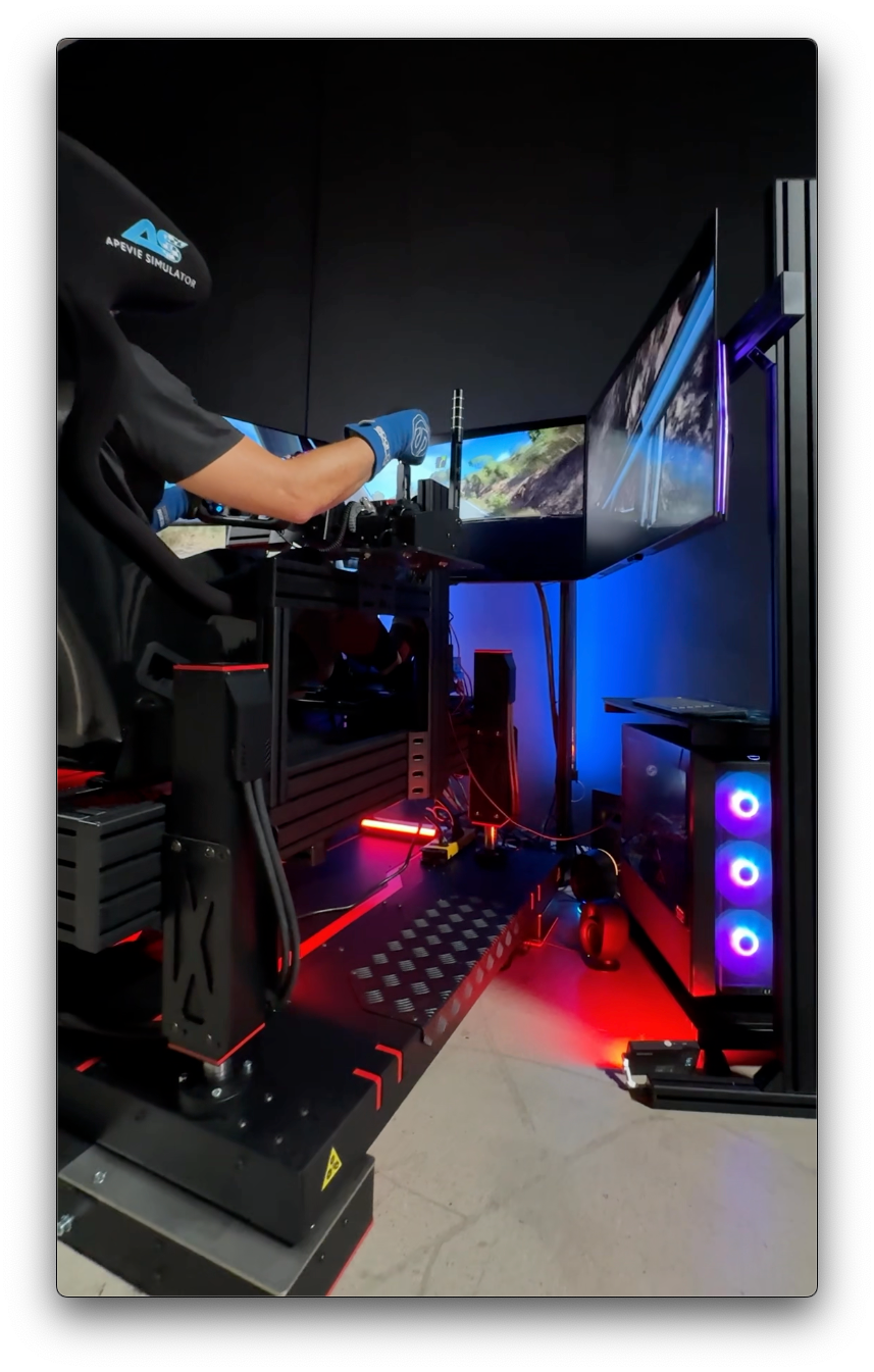 AS2 5 DOF Traction Loss Motion Simulator